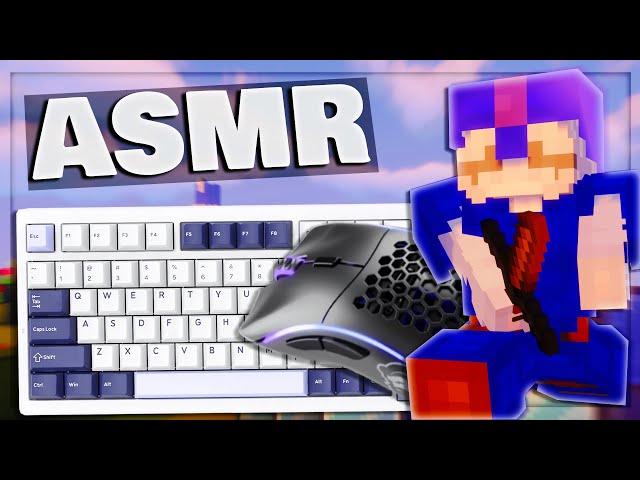 Keyboard and mouse ASMR | Hypixel Solo Bedwars