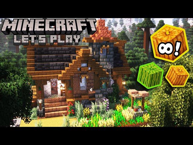 I Built A COMLETELY SECRET FARM In My Survival World! - Let's Play Minecraft 1.21 #6