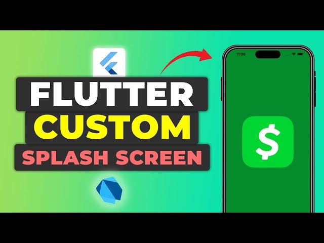 Flutter Custom Splash Screen Tutorial | Flutter Native Splash Screen Guide