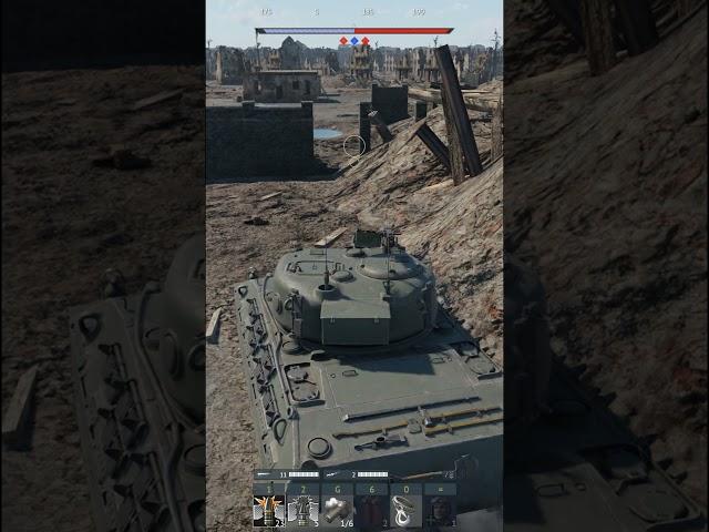 ПРОТИВНИК ТАКОГО НЕ ОЖИДАЛ в WAR THUNDER #shorts #warthunder #warthundertanks #warthundermoments