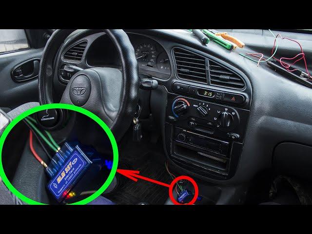 Как подключить ELM327 OBD2 адаптер к DAEWOO LANOS / SENS или Переходник GM12 своими руками