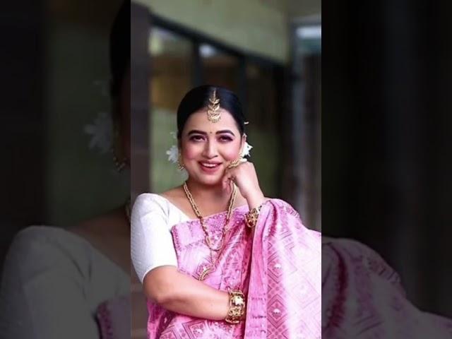Assamese actress Shyamontika sharma wedding  photoshoot #zubingarg #trending