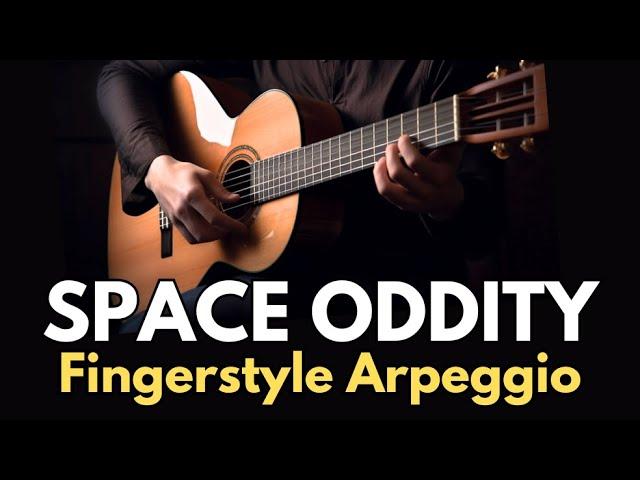  Fingerstyle Arpeggio Tab: "Space Oddity" by David Bowie (Full & Beginner Versions)