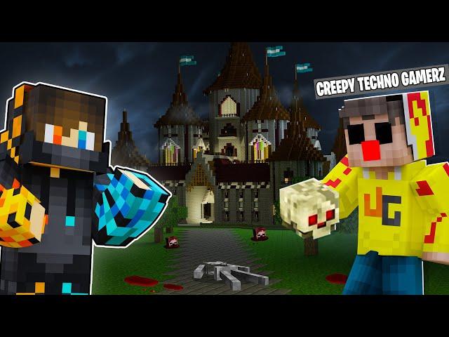 Exploring HAUNTED Techno Gamerz Castle| Minecraft