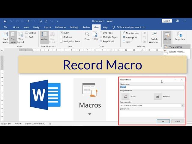 How to use Macro in Microsoft Word