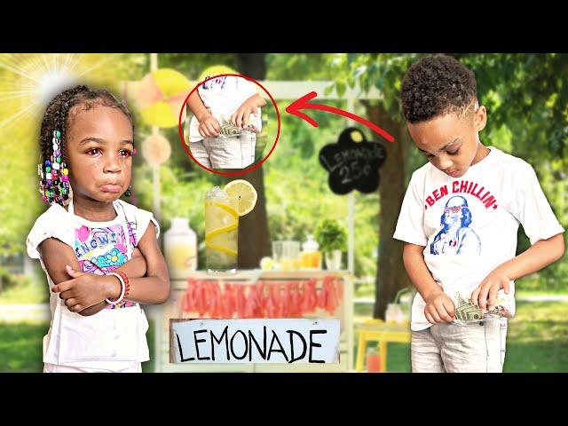 Boy STEALS MONEY FROM GIRL AT LEMONADE STAND, HE INSTANTLY REGRETS IT |