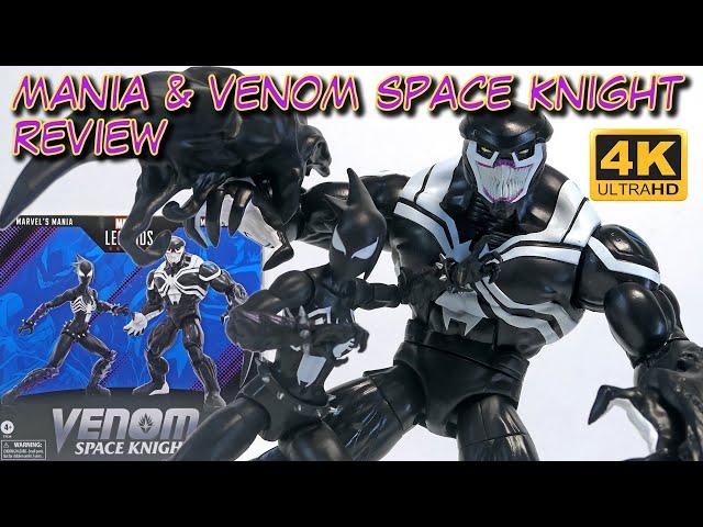 Mania and Venom Space Knight Unboxing Review Marvel Legends Comparison Hasbro Pulse