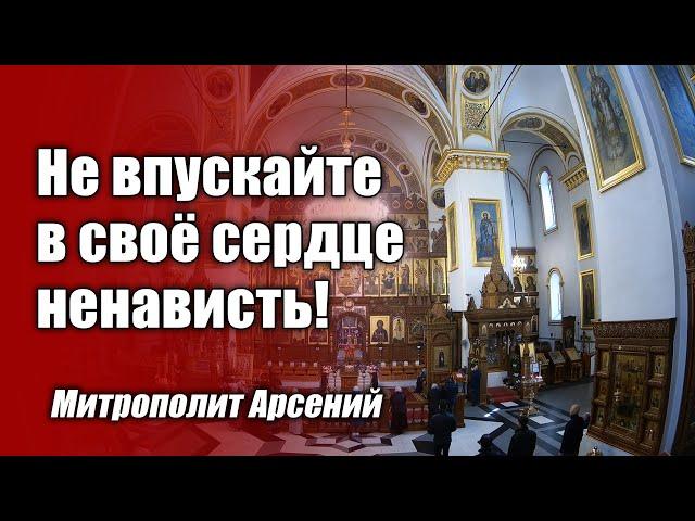 Проповедь митр. Арсения в Неделю 4-ю по Пасхе, о расслабленном 15.5.22 г.