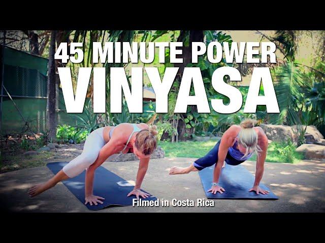 45 Minute Power Vinyasa Flow Yoga Class - Five Parks Yoga