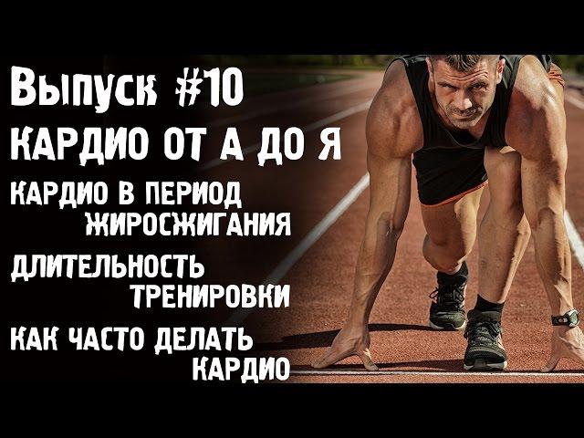 #10. Кардиотренировки от А до Я. Кардио в период жиросжигания. Длительность тренировки.