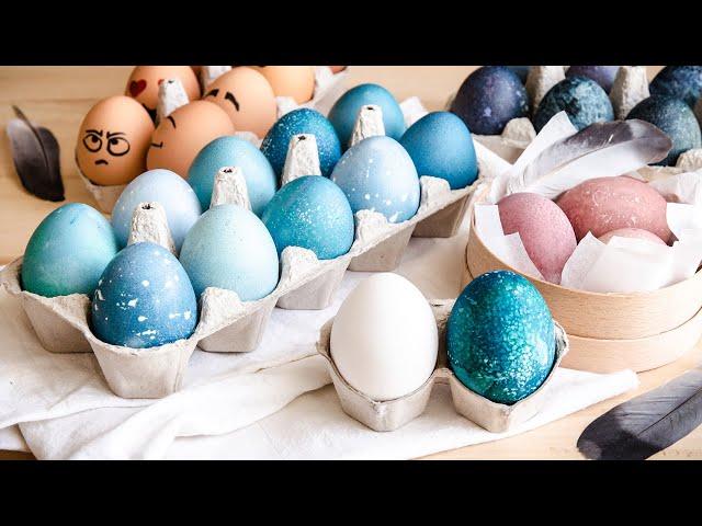 7 options: How to Color Eggs for Easter WITH NO CHEMICALSBeautiful EASTER EGGS without dyes