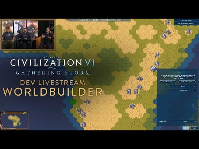 Civilization VI - WorldBuilder Basic Mode (Dev Livestream VOD)