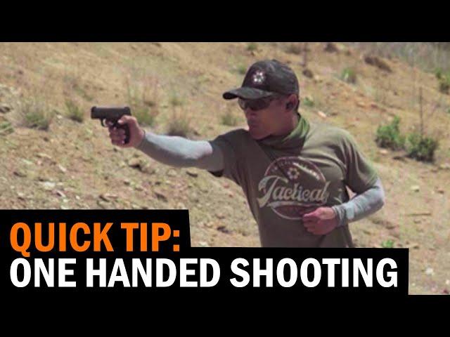 One-Handed Shooting Quick Tip with Tactical Hyve