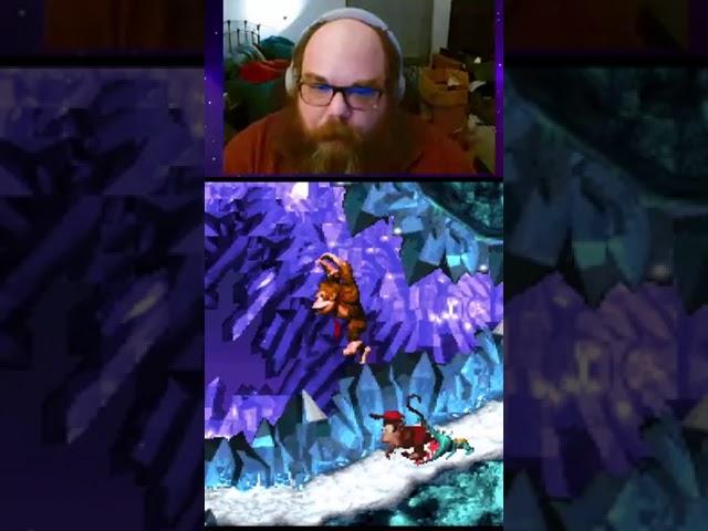 HOW DID I GET HIT THERE #dkc #donkeykong #snes #nintendo #videogames | #shorester on #Twitch