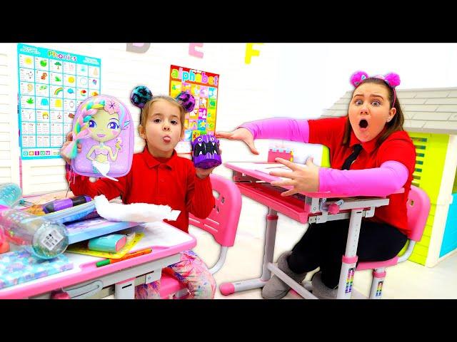 Ruby and Bonnie Pretend Play Learn Numbers and Spelling - Funny Educational Video for Children