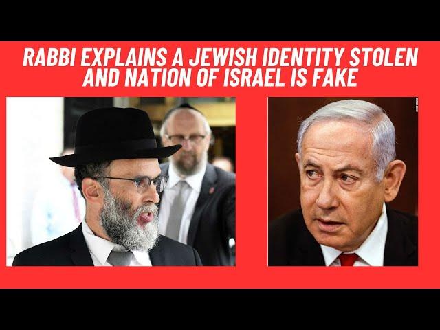 Rabbi explains a fake Israeli Nation, language, identity theft from Zionists.