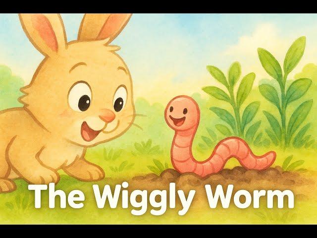 HoppitySun Kids Storytime | Hoppity & The Wiggly Worm | A Heartfelt Bunny Story for Toddlers