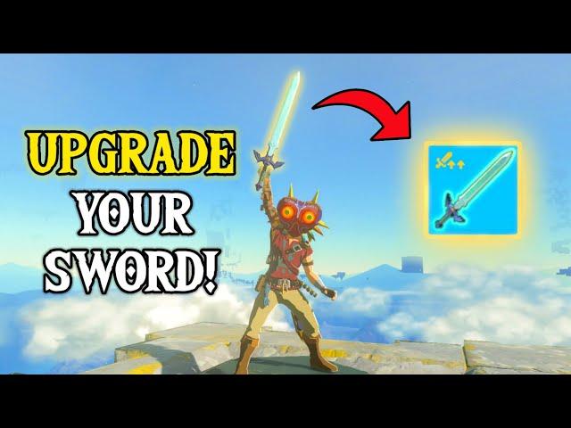 NEW GLITCH! EASILY Upgrade the Master Sword! | Zelda: Tears of the Kingdom