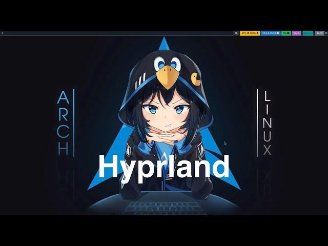 Hyprland on ArchLinux 2024 updated easy install in VirtualBox