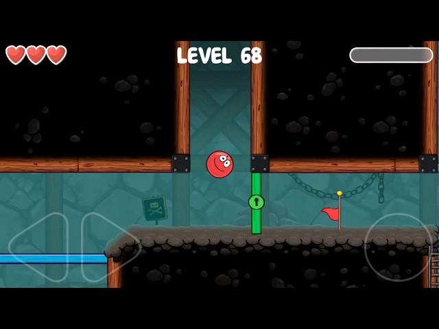 Red Ball 4 | Into The Cave Level 68 | Android Gameplay And Walkthrough