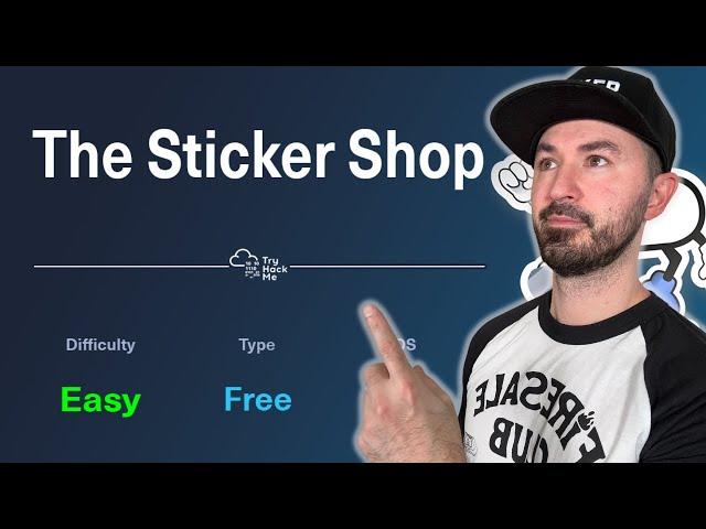 TryHackMe The Sticker Shop Room Walkthrough - InfoSec Pat 2025