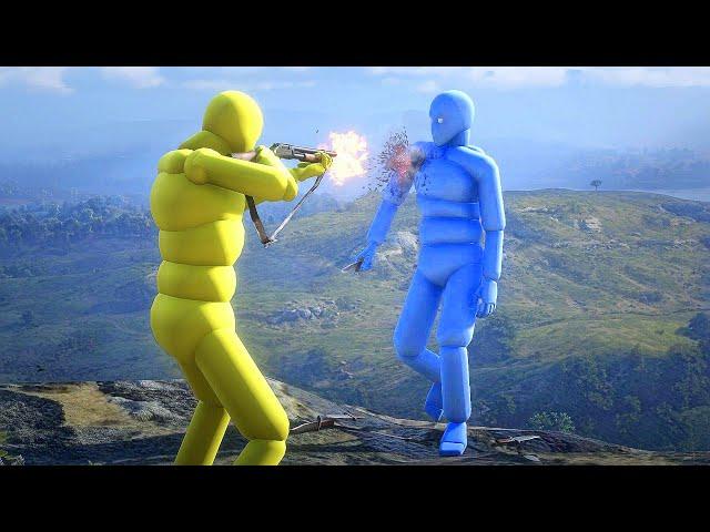 NPC Wars with Active Ragdoll Dudes #7 (Euphoria Physics)
