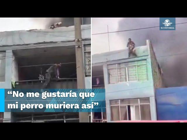 ¡Héroe sin capa! Hombre salva a 25 perros de un incendio