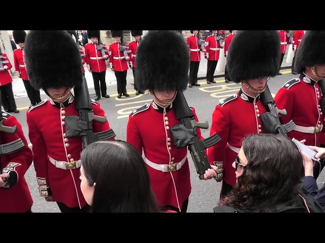 Escort to the crown (of Scotland) - Basic Drill movements at Scottish Parliament [4K/UHD]