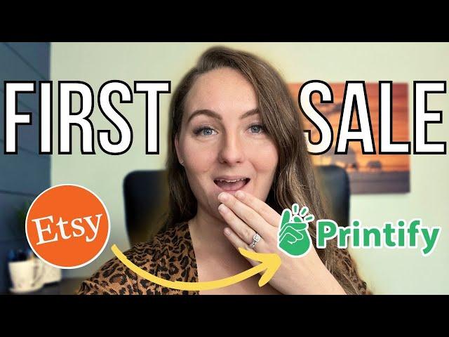 First Sale, Now What? What To Do After Your First Sale With Etsy Print On Demand (Beginners Guide)