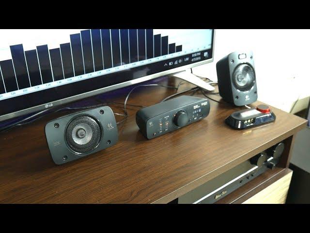 Logitech Z906 5.1 surround system sound/bass test [HQ]