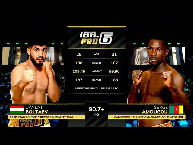 Davlat Boltaev  vs Zacharie Serge Amougou  | IBA.PRO 6 | May 23, 2025 | Dushanbe, Tajikistan