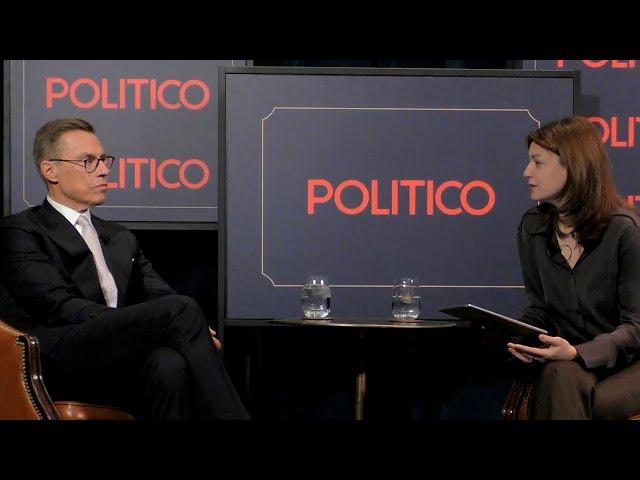 Full interview with Alexander Stubb | POLITICO at Munich Security Conference