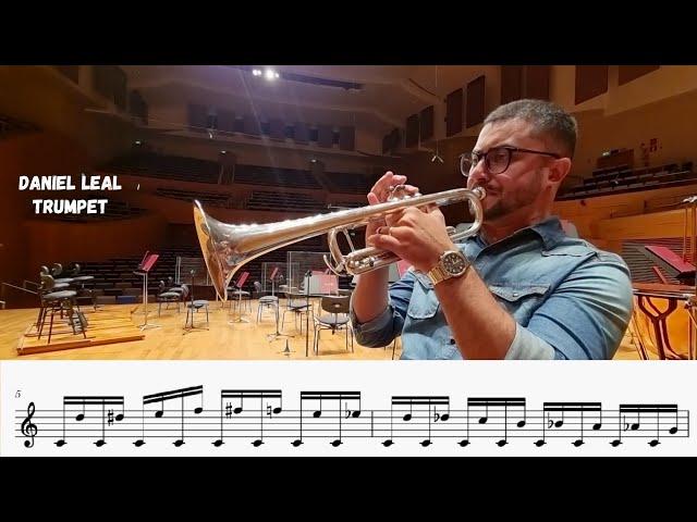 Intervalles / Interval / Intervalos- Trumpet SINGLE TONGUE - Daniel Leal Trumpet