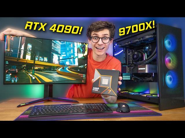 The Ryzen 7 9700X, RTX 4090 Gaming PC Build 2024!  H7 Flow, Gameplay Benchmarks!