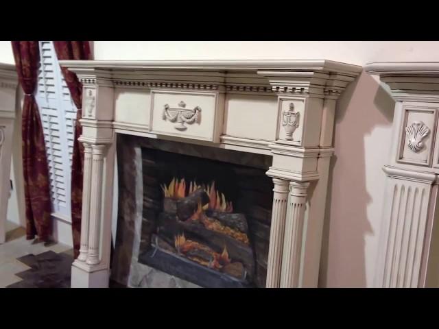 The Lewisburg Mantel (Glazed Antique Finish) - Custom FIreplace Mantels