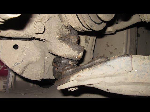 Замена шаровой опоры без съёмника/replace ball joint without puller