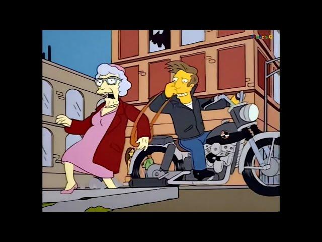 [The Simpsons] Armin Tamzarian   Young Skinner As a Street Punk Who Winds Up In Front of a Judge