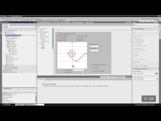 SIMATIC S7-1200: AT 7 - Simple Motion Commissioning