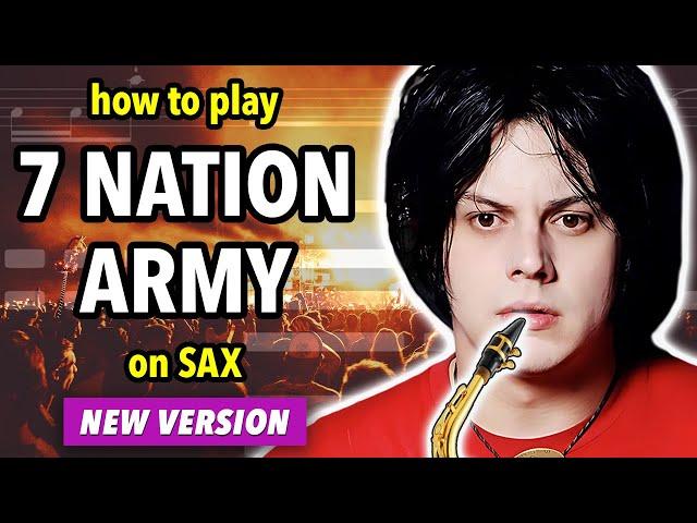 How to play Seven Nation Army on Saxophone | Saxplained