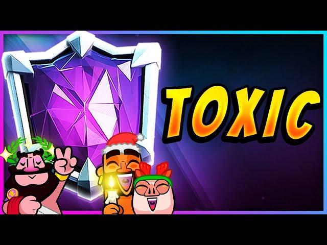 HOW TO GET ULTIMATE CHAMPION with TOXIC DECKS! — Clash Royale