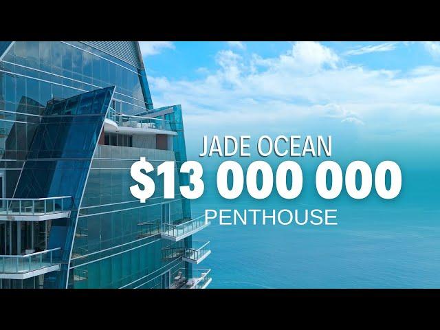 Experience Luxury Living: $13M Penthouse Tour at Jade Ocean, Sunny Isles, Miami FL. PH4803