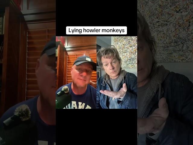 Lying howler monkeys