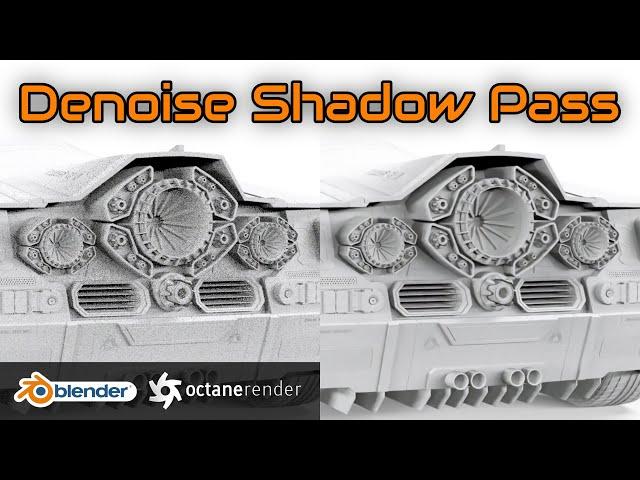 Blender Octane Render Tutorial | Denoise Shadow Pass