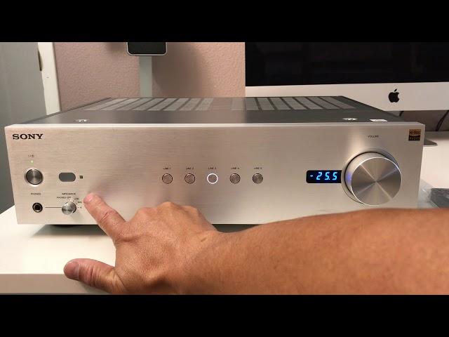 Giới thiệu Sony TA-A1ES Integrated Stereo Amplifier Class A Hi-Res Audio