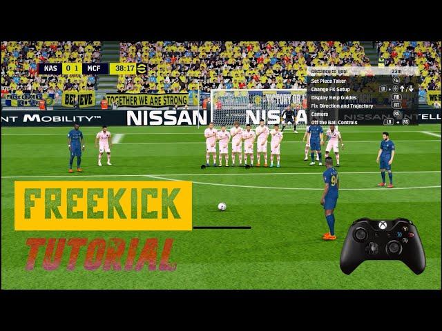 PES 2017 Trick, FREE KICK Tutorial 100% GOALL