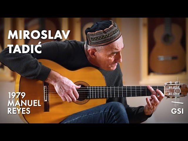 Miroslav Tadić plays his piece "Rustemul" (based on a trad. Romanian dance) on a 1979 Manuel Reyes