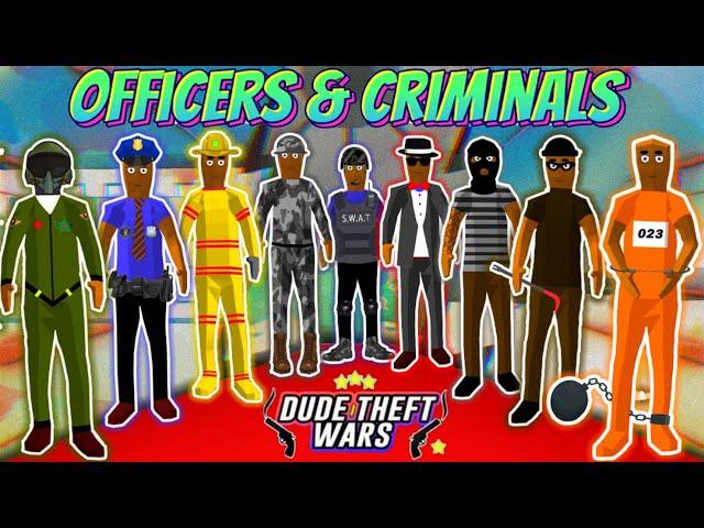 become officer and criminal compilation | dude theft wars