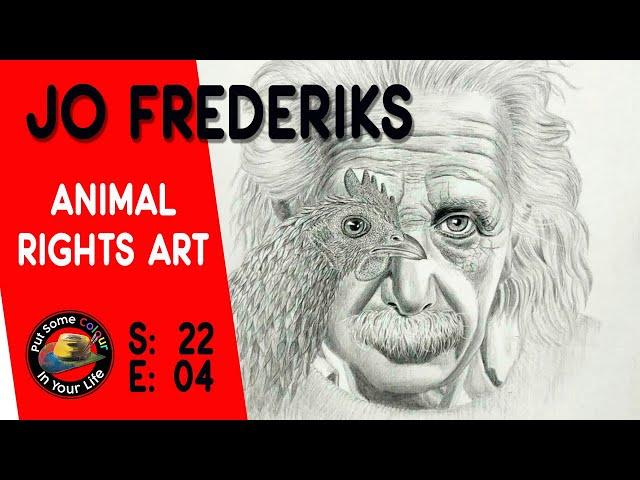 Animal Rights Artist Jo Frederiks  | Colour In Your Life