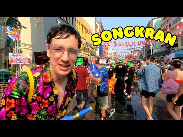 Songkran INSANITY! We SURVIVED Bangkok's WILDEST Water Fight! 