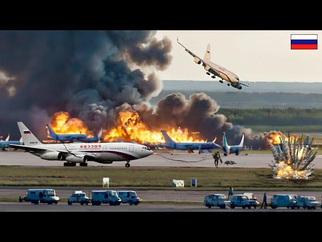 Just arrived at Moscow Airport! Putin's Presidential Plane was destroyed by US and UKRAINE forces